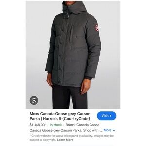 Canada Goose Men’s Parka. Canada Goose jacket